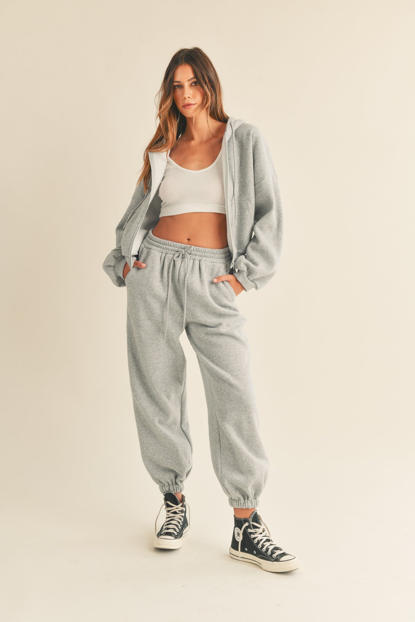 GREY OVERSIZED PANTS (set sold separately)
