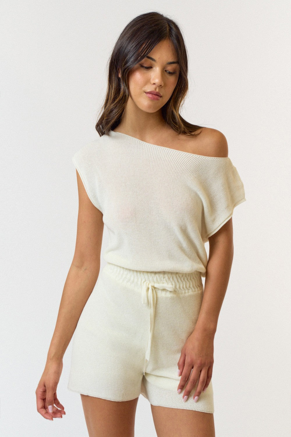 SUNSCAPE ROMPER - CREAM