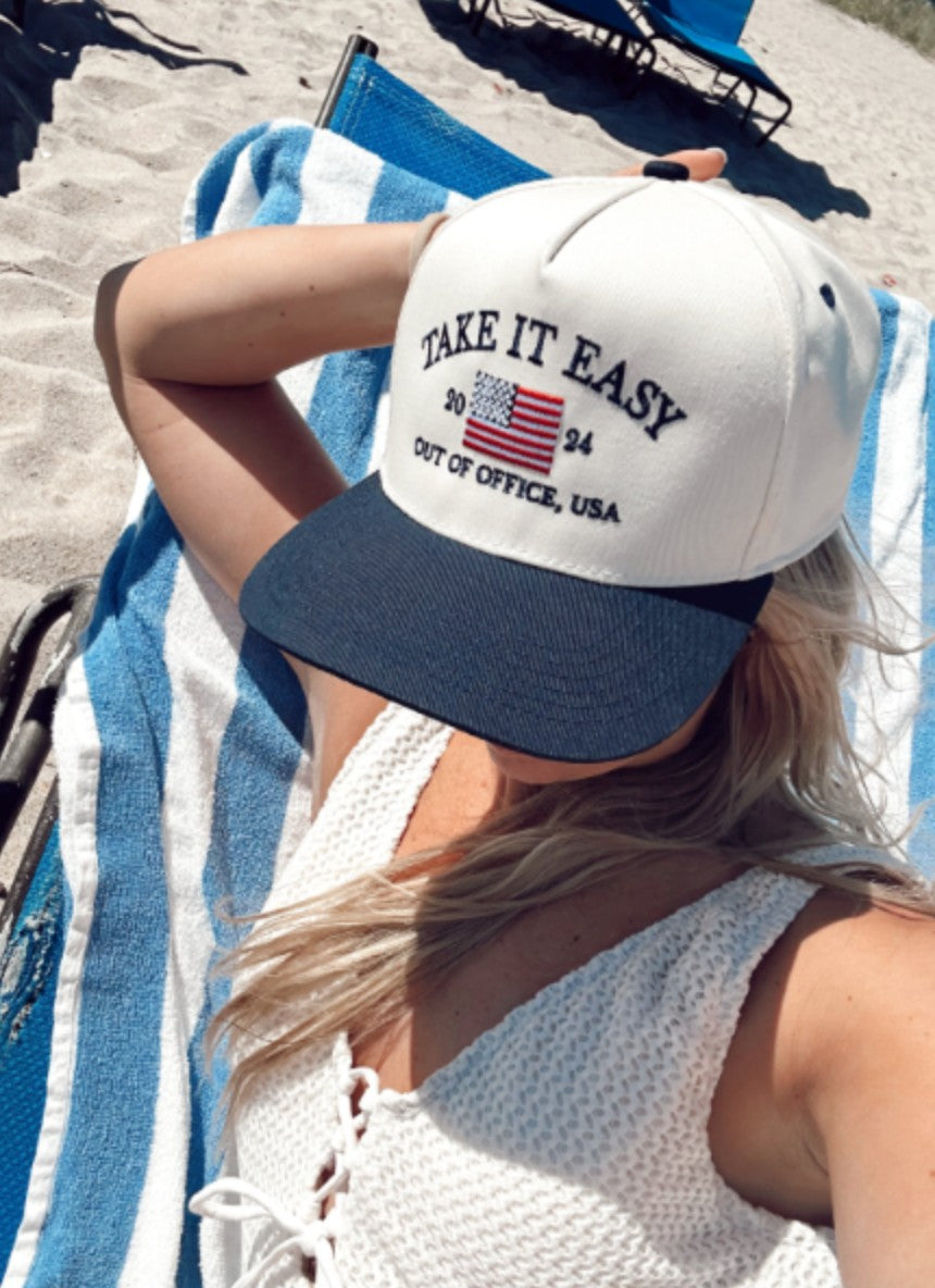 TAKE IT EASY TRUCKER HAT
