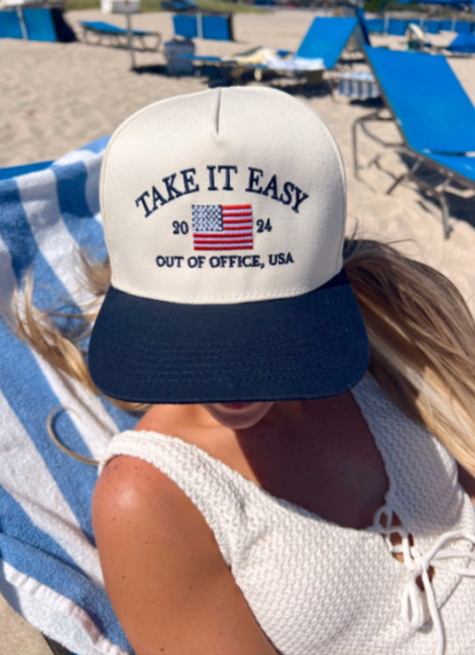 TAKE IT EASY TRUCKER HAT