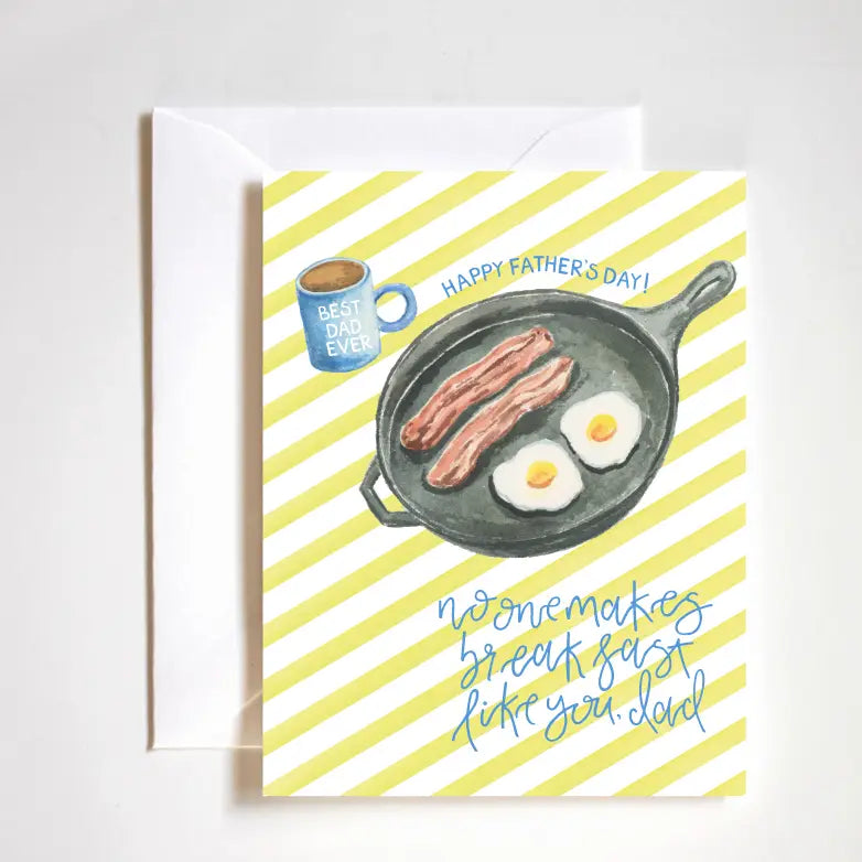 BEST BREAKFAST FATHER'S DAY CARD