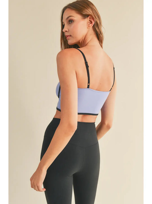 SCULPTING BRA TANK - LAVENDER