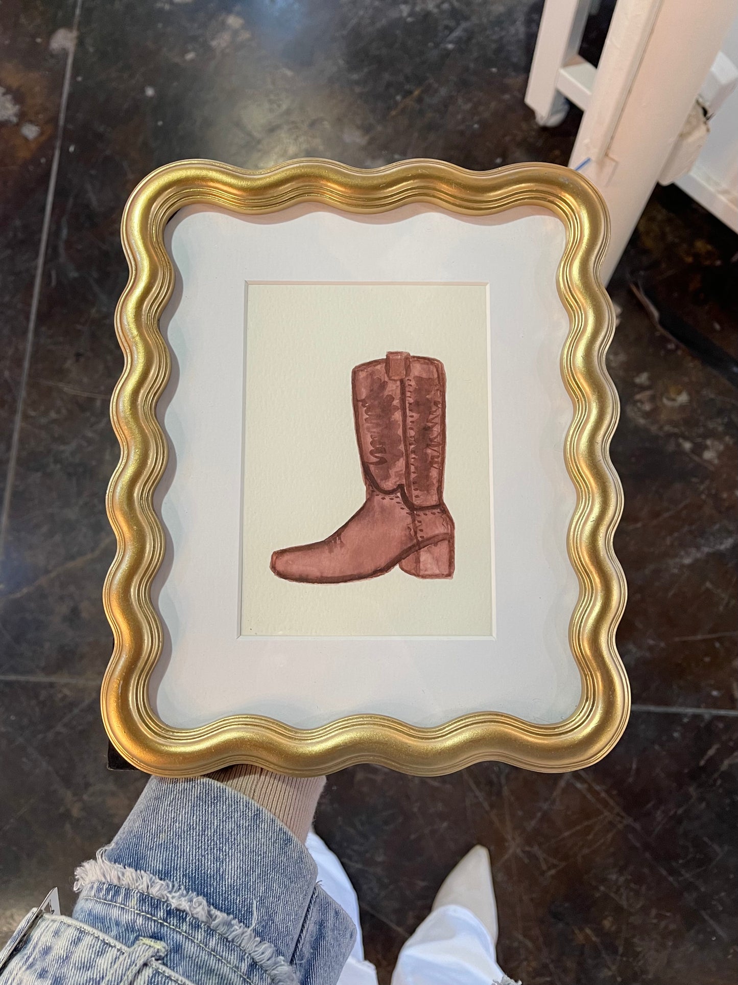 COWBOY BOOT ART