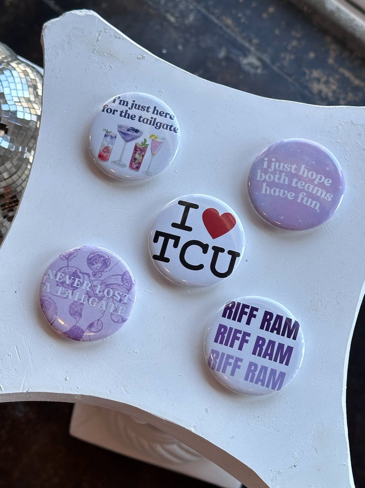 MINI GAMEDAY BUTTONS