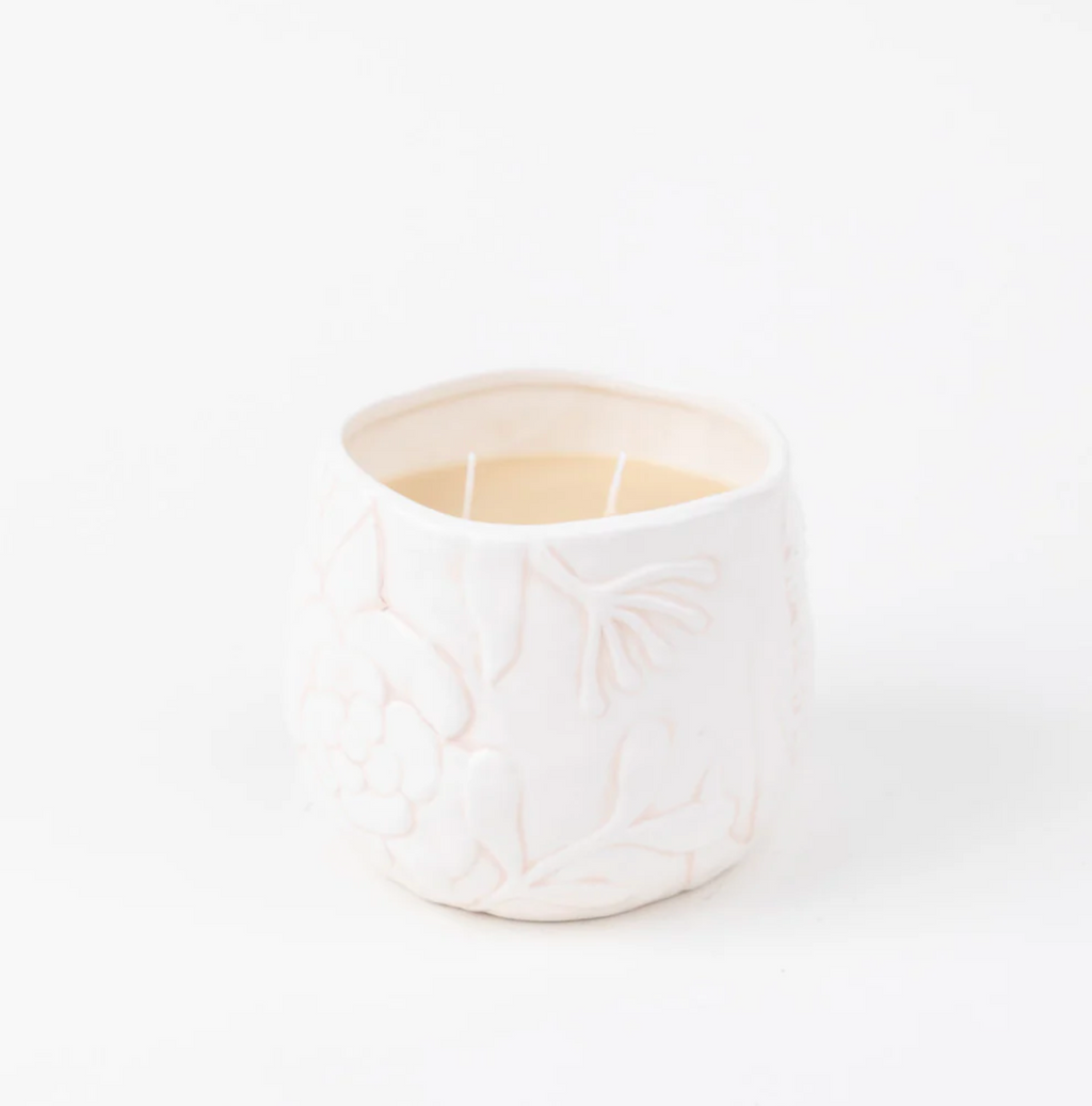 CERAMIC FLORAL SWEET GRACE CANDLE