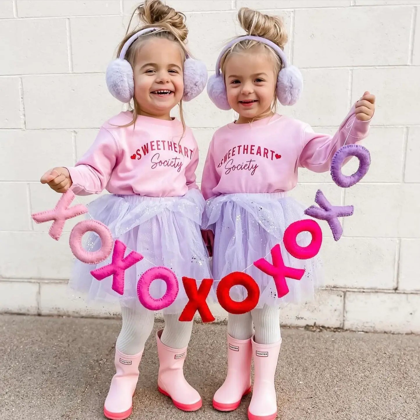 XOXO FELT BANNER