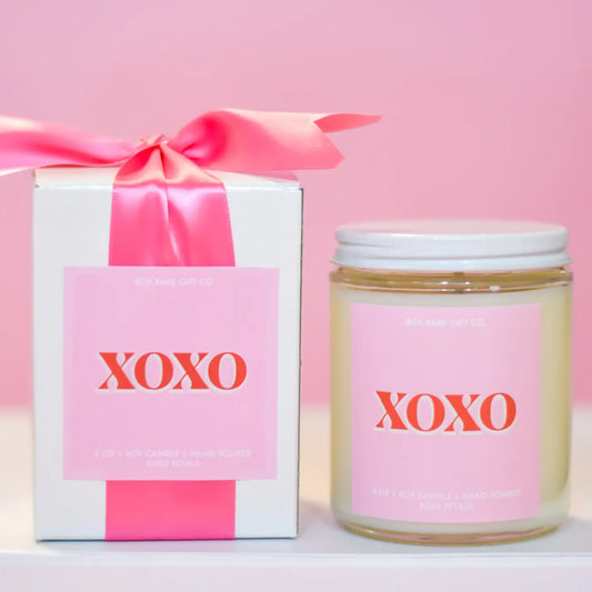 XOXO CANDLE + MATCHES GIFT SET