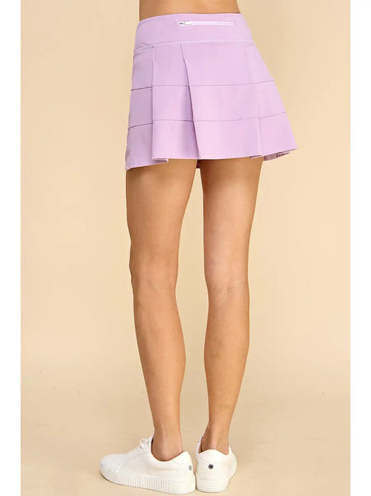 WHITE ATHLETIC SKIRT