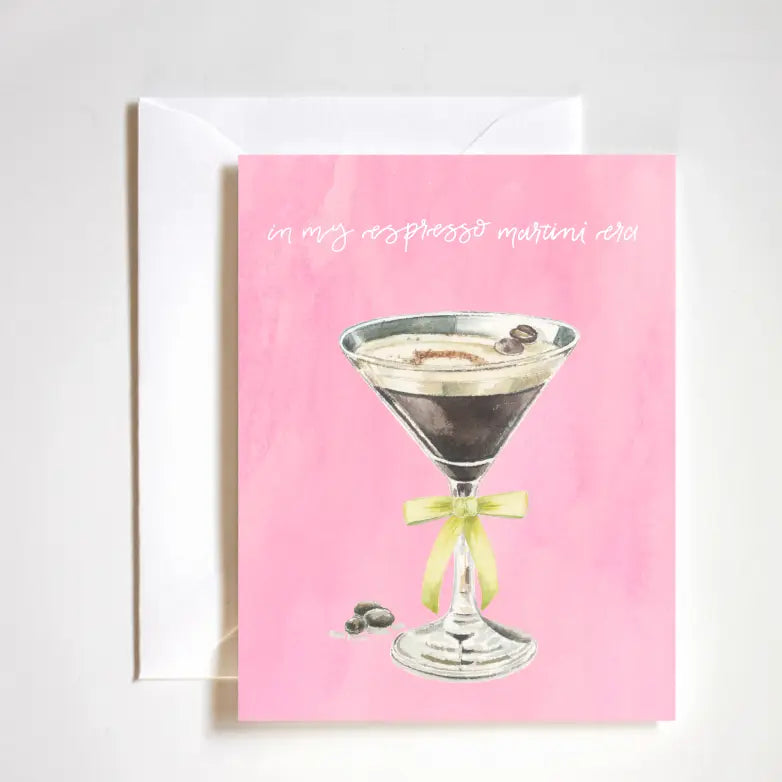 ESPRESSO MARTINI BIRTHDAY CARD