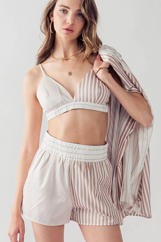 SHAYLA STRIPE 3PCS SET