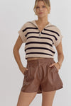 ALLEY SHORTS - BROWN