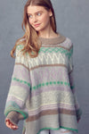 CREAM KNIT SWEATER (set sold separately)