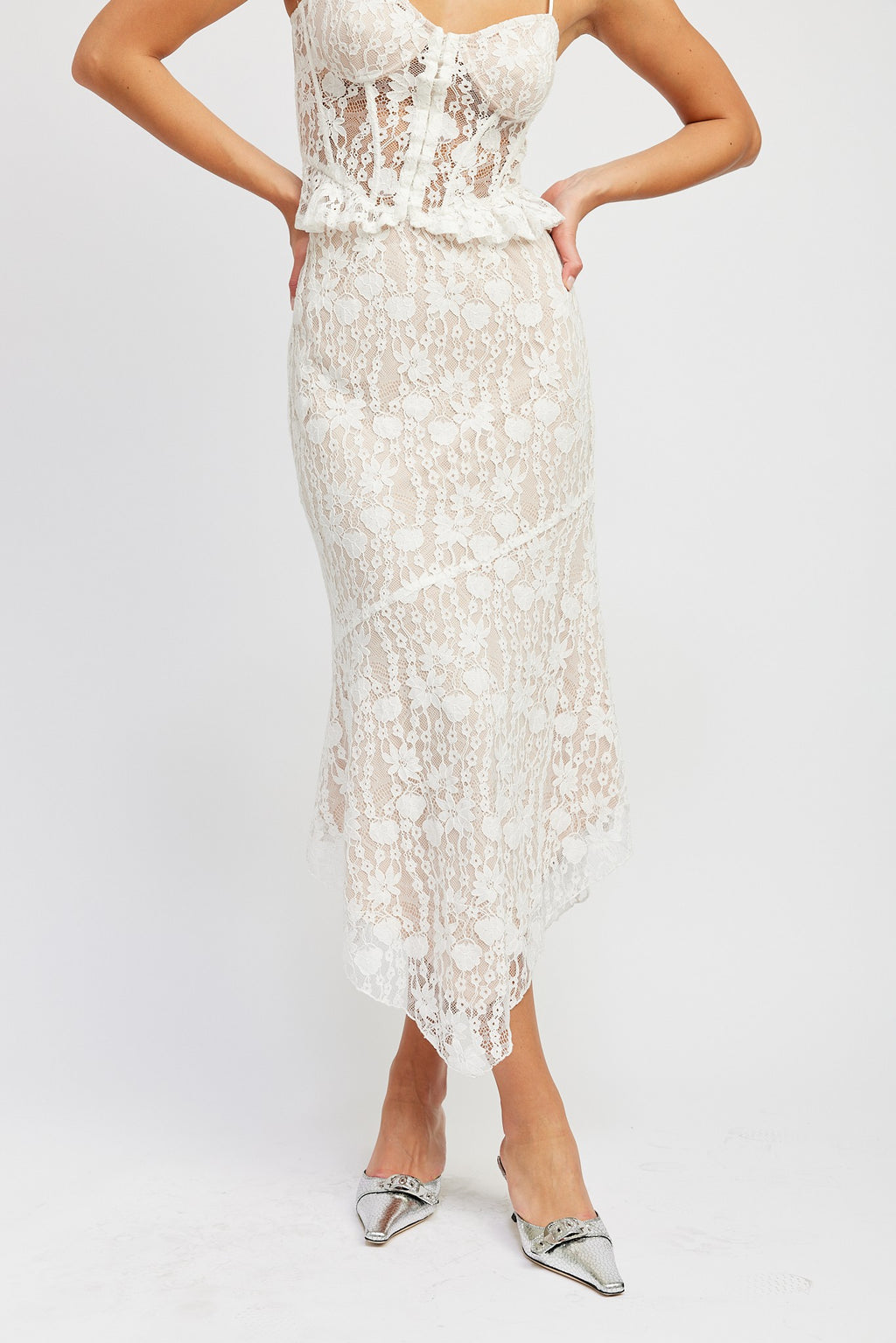 LACE MAXI SKIRT (set sold separately)