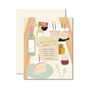 TABLESCAPE BIRTHDAY CARD