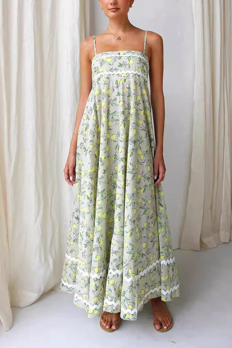 LEMON MAXI DRESS