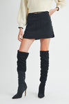 GAMEDAY MINI SKIRT - BLACK