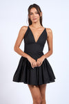 SOPHIA BLACK MINI DRESS