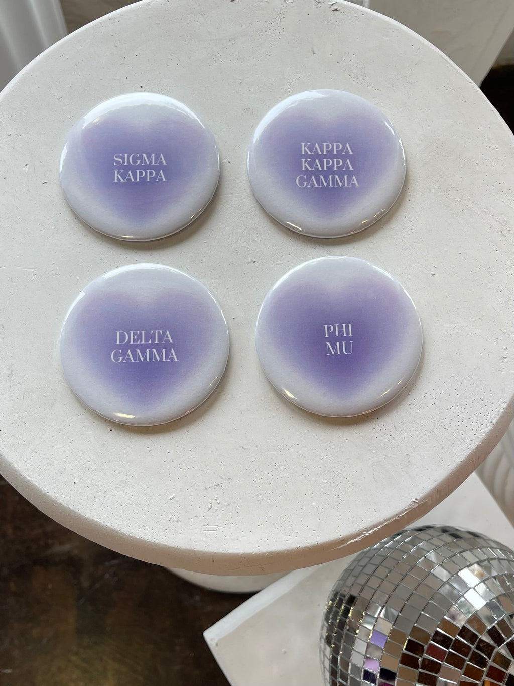 SORORITY BUTTONS