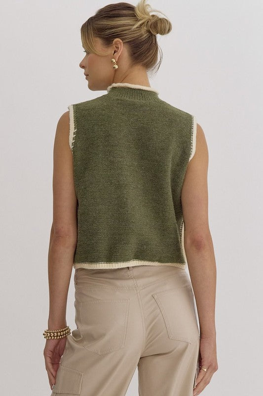 EMMA SLEEVELESS SWEATER