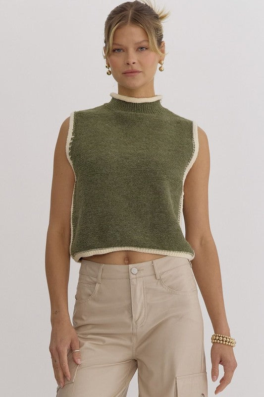 EMMA SLEEVELESS SWEATER