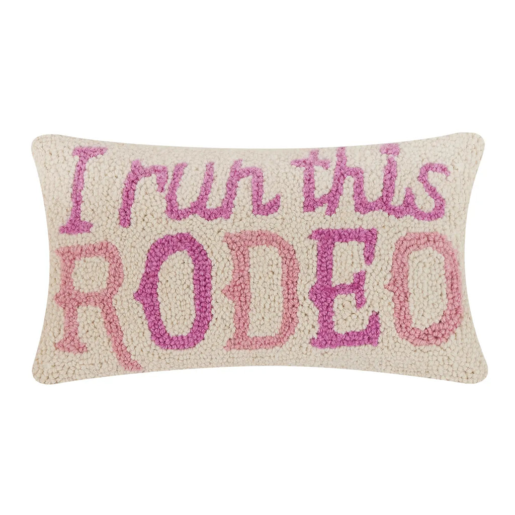 I RUN THIS RODEO PILLOW