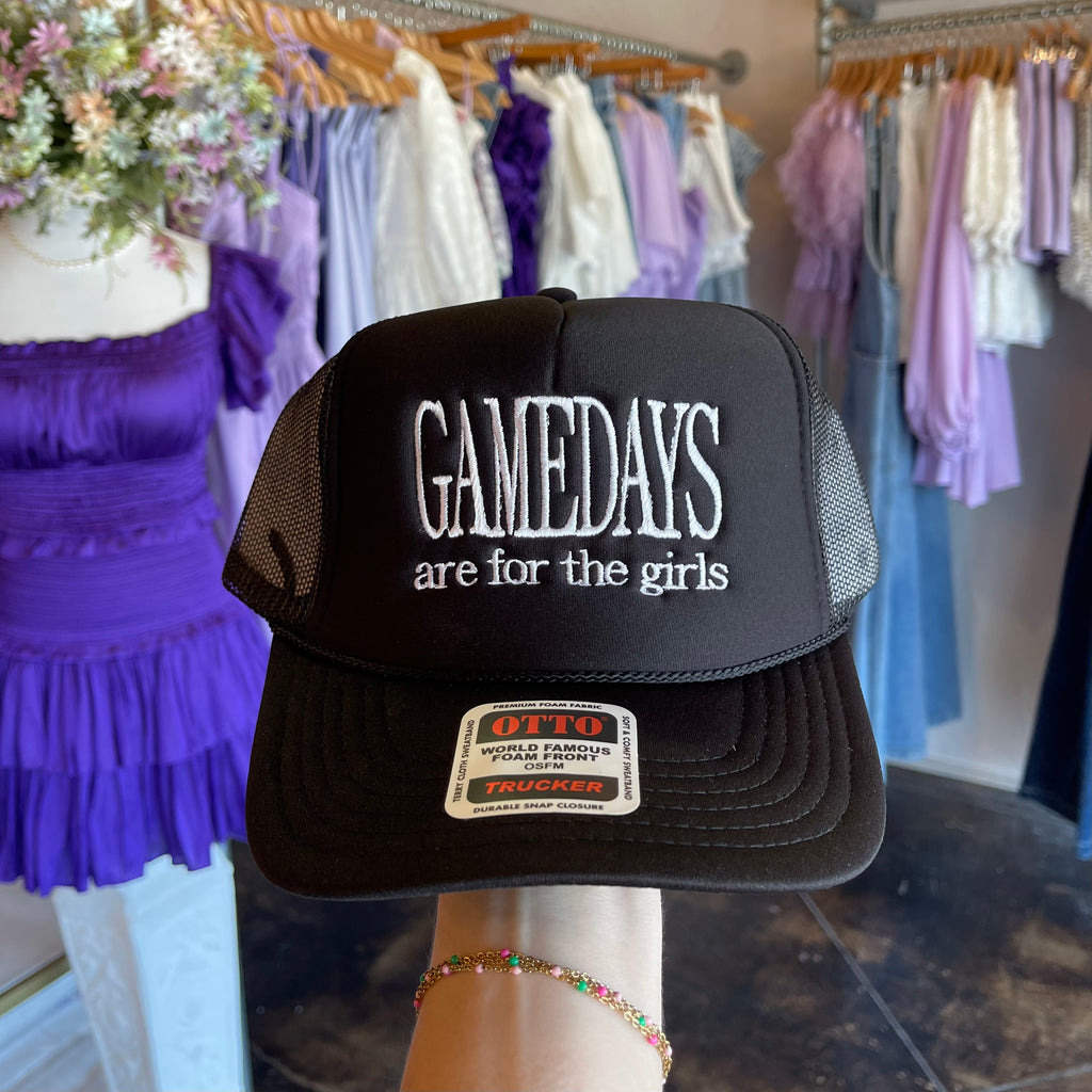 GAMEDAYS ARE FOR THE GIRLS TRUCKER