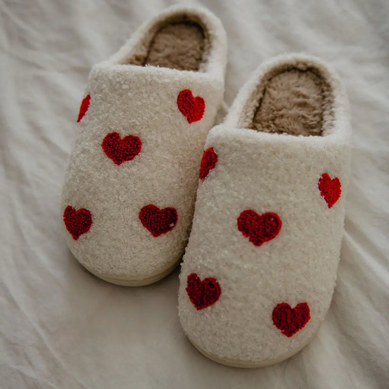 HEART SLIPPERS