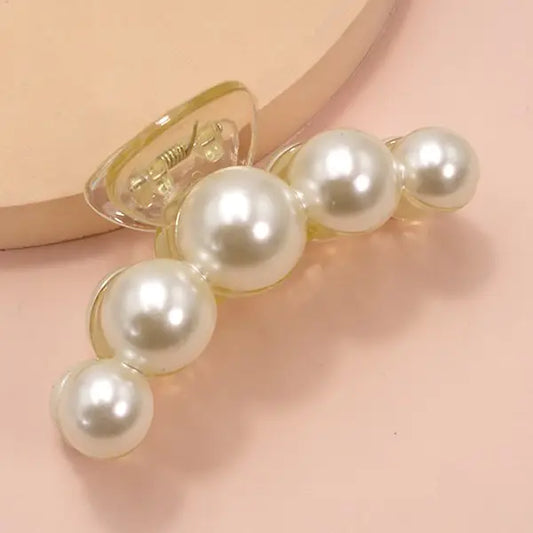LARGE PEARL CLAW CLIP