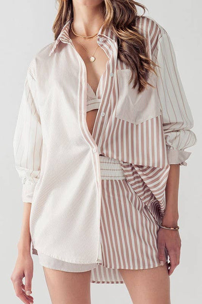 SHAYLA STRIPE 3PCS SET