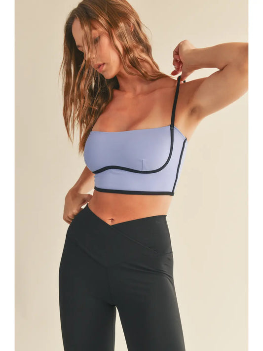 SCULPTING BRA TANK - LAVENDER