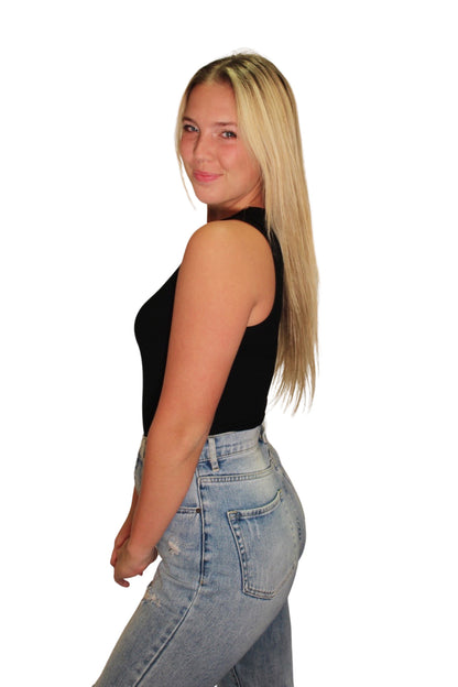 BLACK TANK BODYSUIT