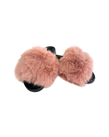PINK FUZZY SLIDES