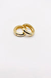 CZ GOLD HOOPS
