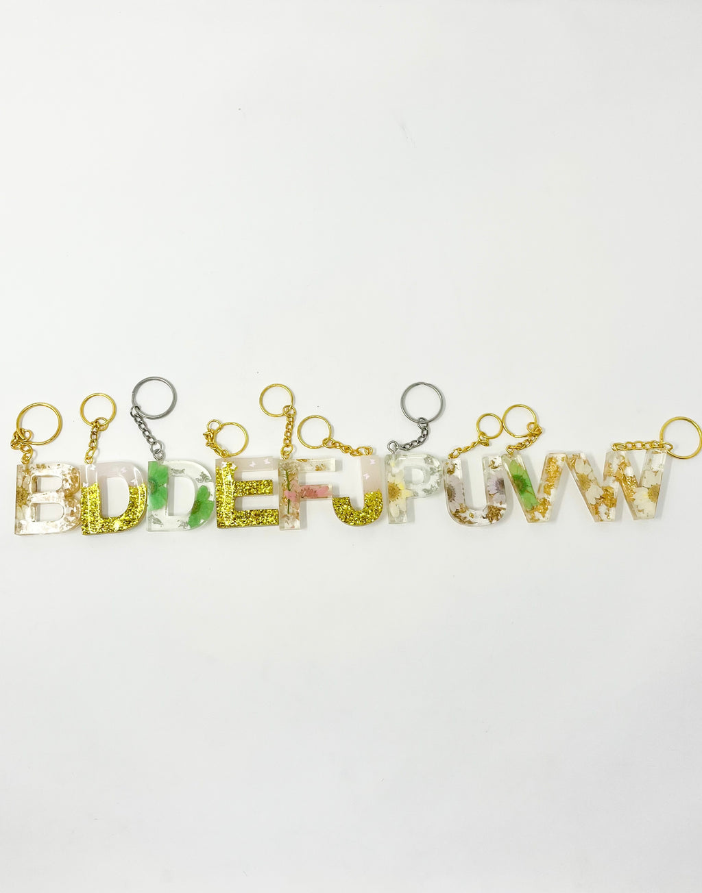 LETTER KEYCHAIN